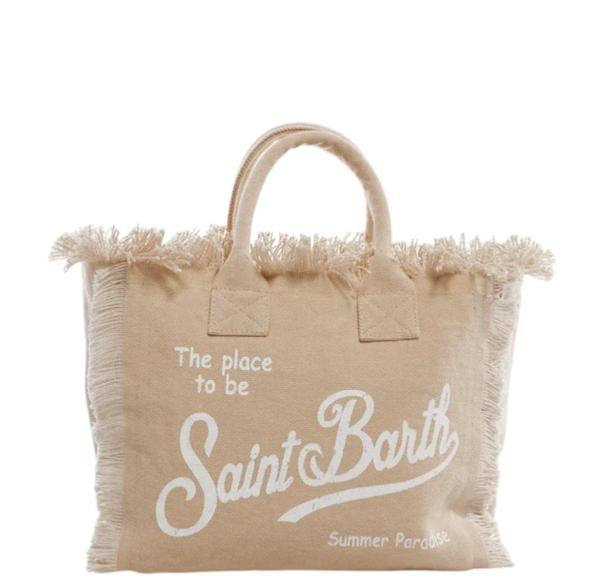 Bolso Colette MC2 Saint Barth en Lona beige